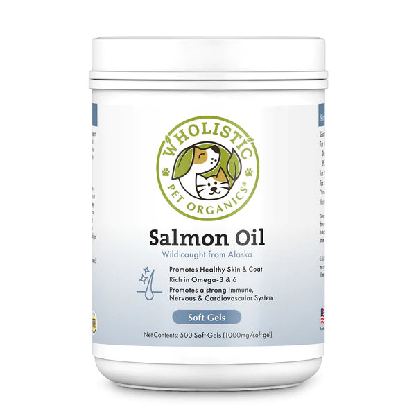 Wholistic Pet Organics Salmon Oil Capsules