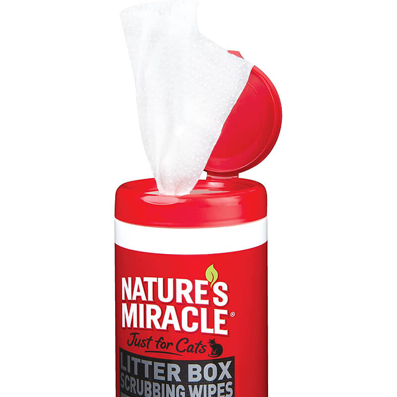 Nature's Miracle Litter Box Scrubbing Wipes
