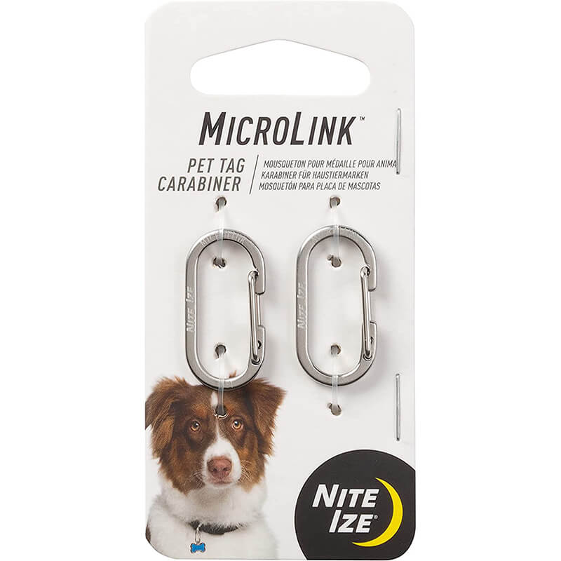 Nite Ize MicroLink™ Pet Tag Carabiner - 2 Pack