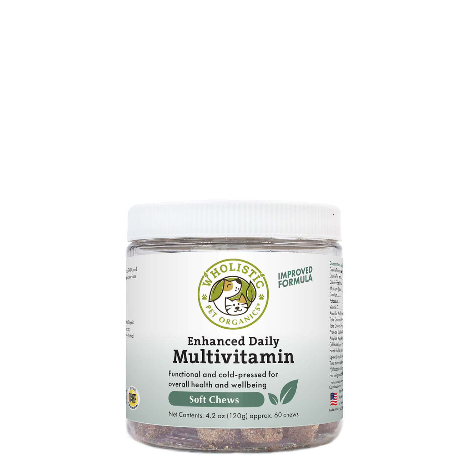 Wholistic Pet Organics Enhanced Daily Multivitamin Soft Chews