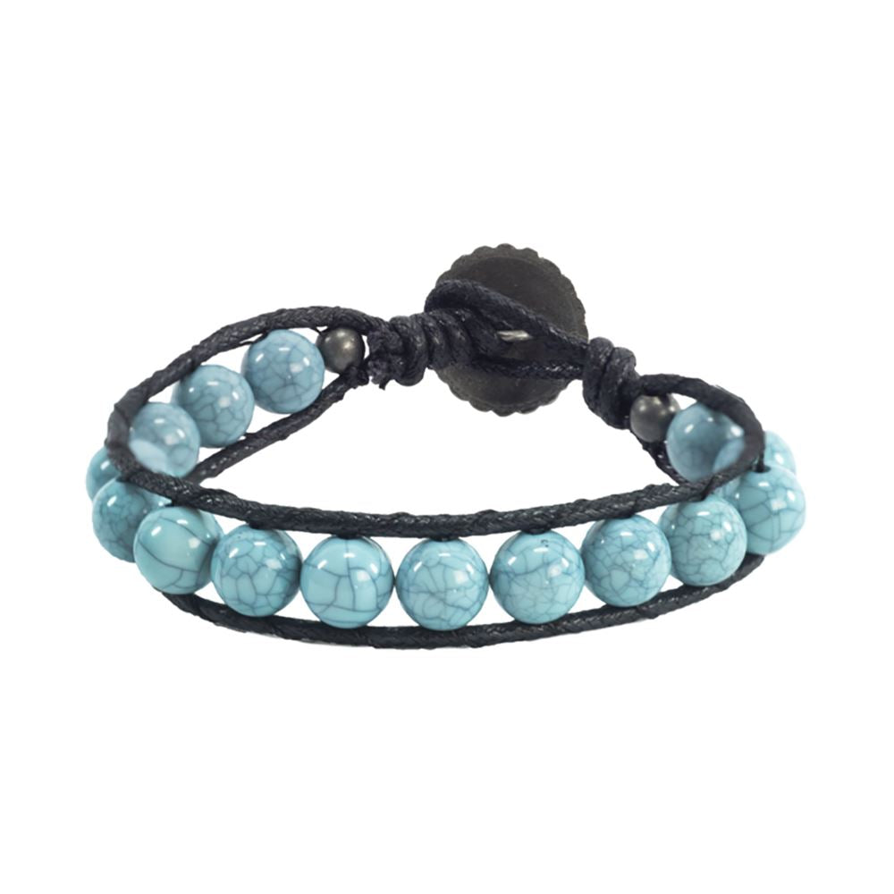 Noble Outfitters Beaded Leather Bracelet