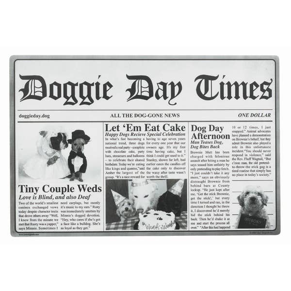 Ore' Pet Doggie Day Times Placemat