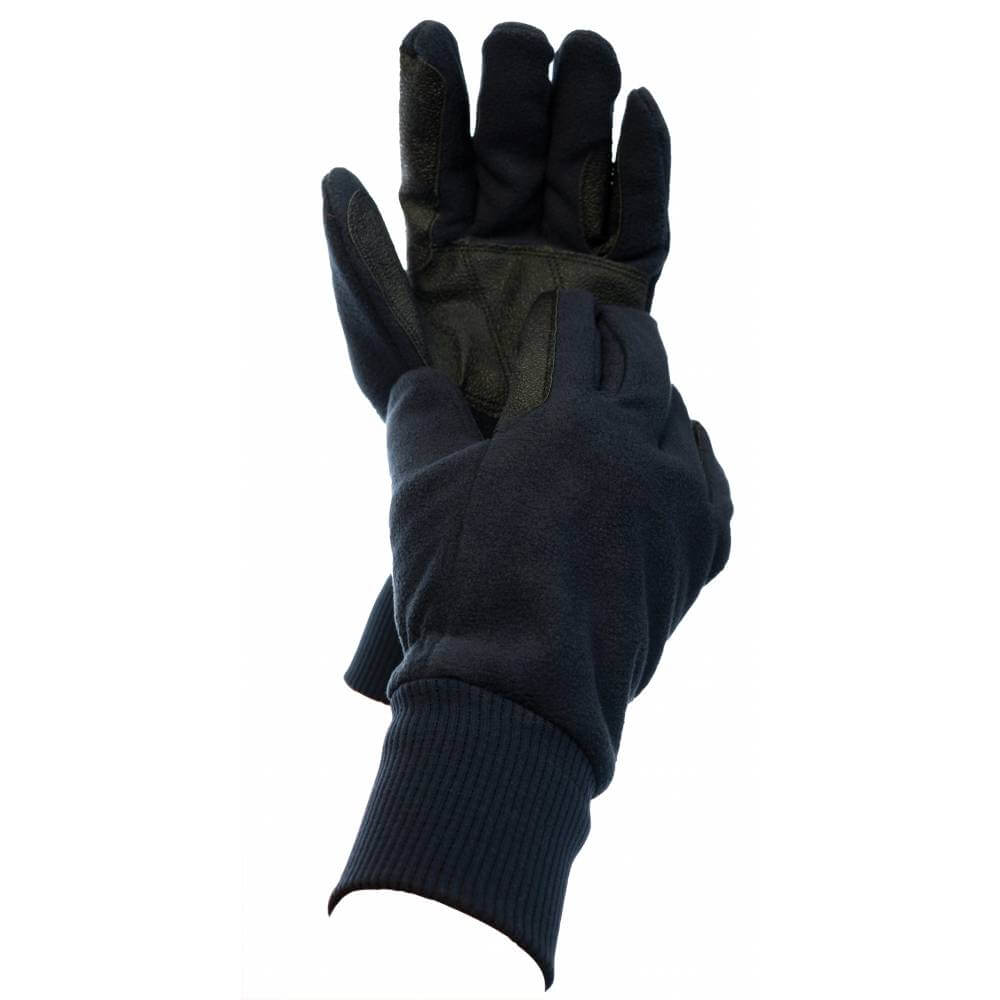 Dublin Everyday Showerproof Polar Fleece Riding Gloves Black