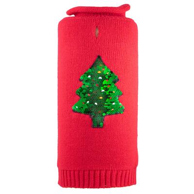The Worthy Dog Reversible Sequins Christmas Tree Sweater