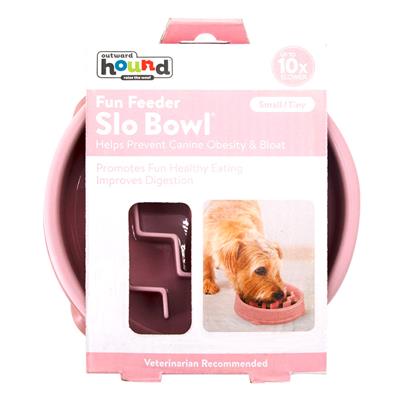 Outward Hound Fun Feeder Slo Bowl - Slow Feeder Dog Bowl (5 in