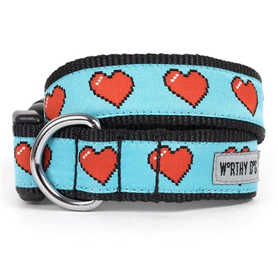 Worthy Dog Graphic Hearts Collar
