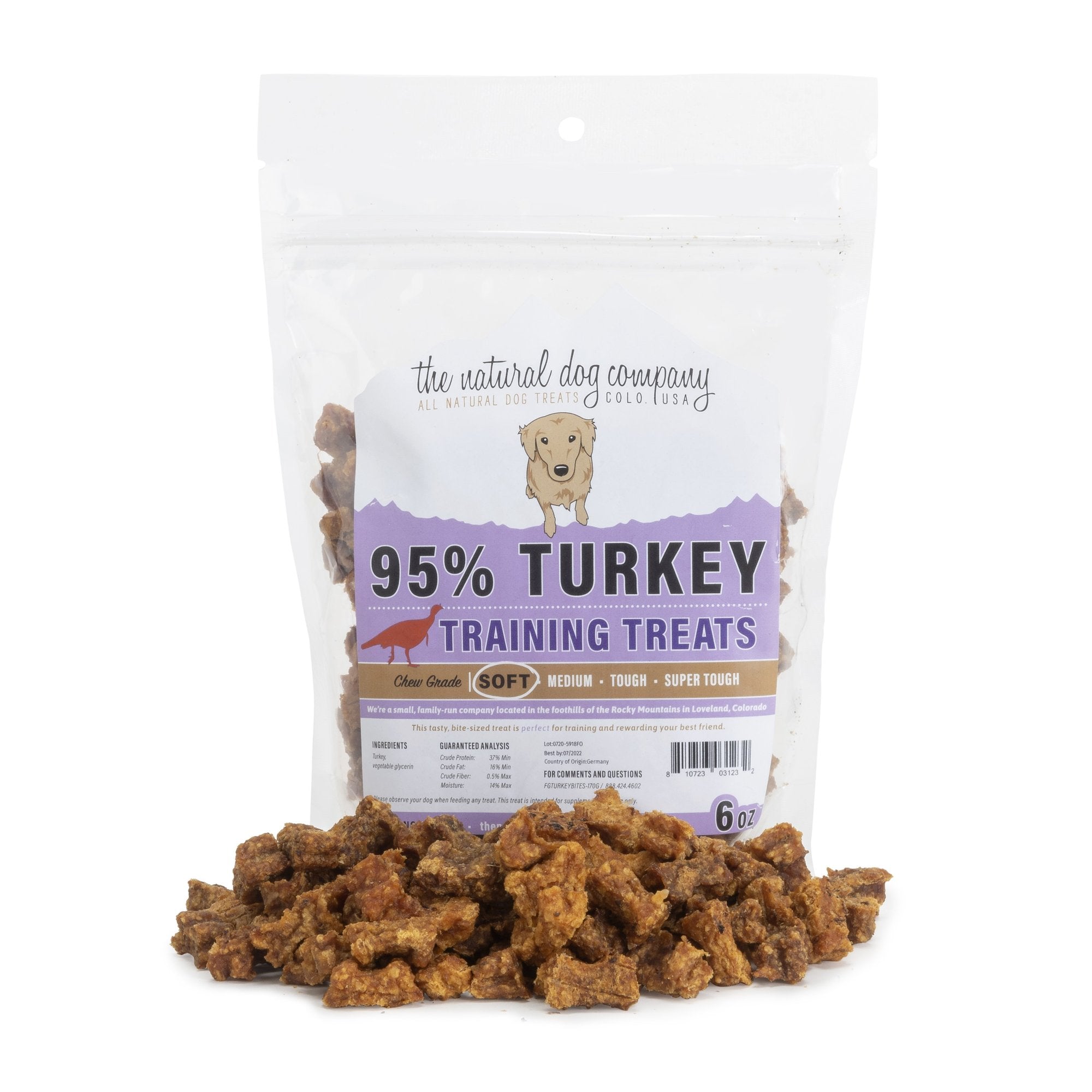 Tuesday's Natural Dog Company Turkey Bites