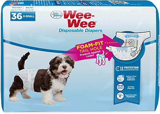 Four Paws Wee-Wee Disposable Diapers