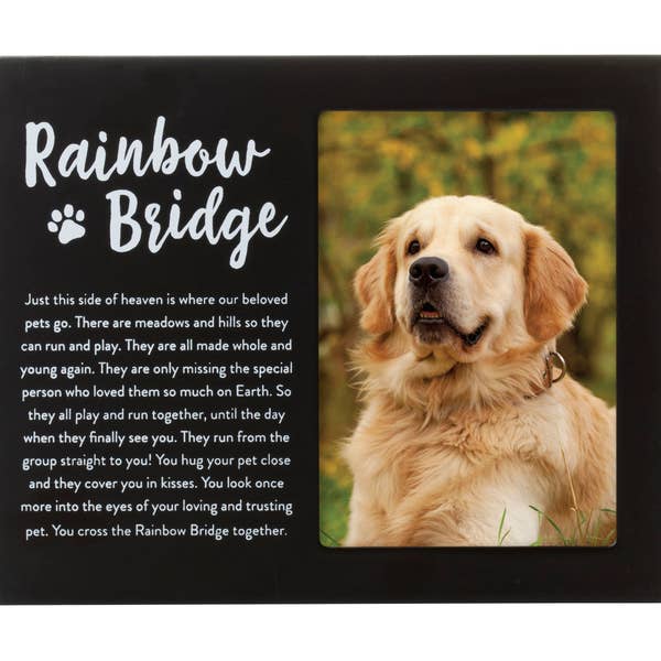 Pearhead Rainbow Bridge Pet Memorial Frame