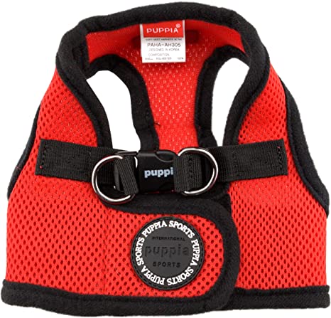 Puppia Soft Vest Harness Red