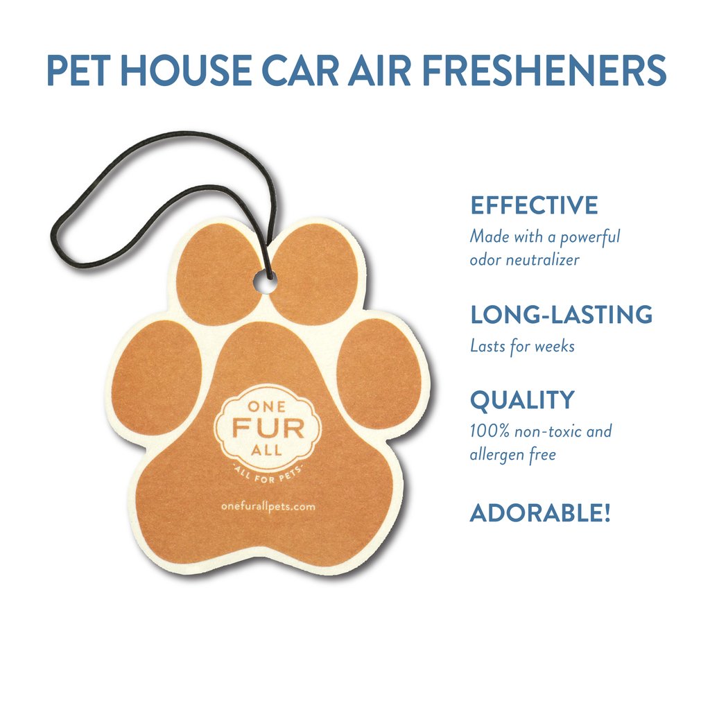 One Fur All Pet House Car Air Fresheners Pina Colada