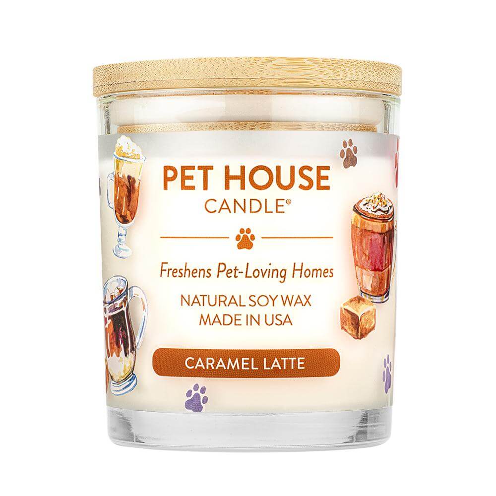 One Fur All Pet House Candle - Caramel Latte