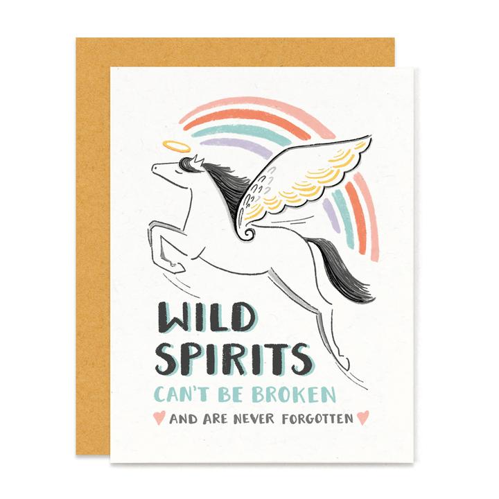 Paper Pony Co. Cards Wild Spirits Sympathy Card