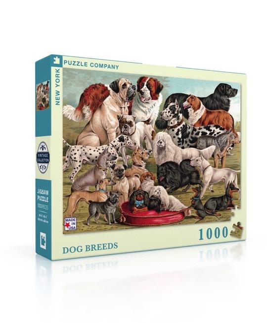 NY Puzzle Company Dog Breeds Puzzle