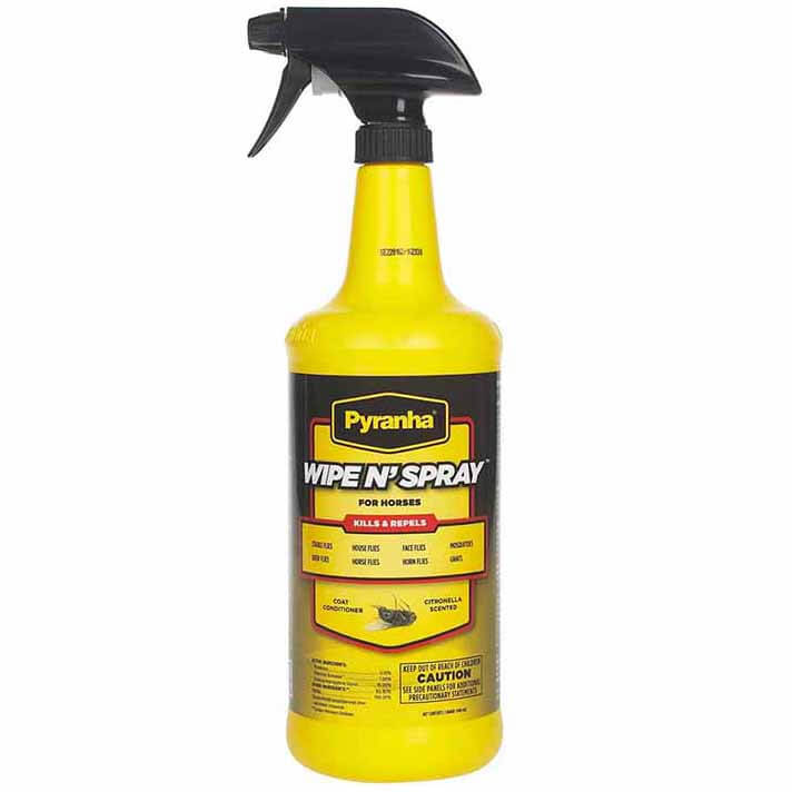 Pyranha Wipe-n-Spray Fly Protection