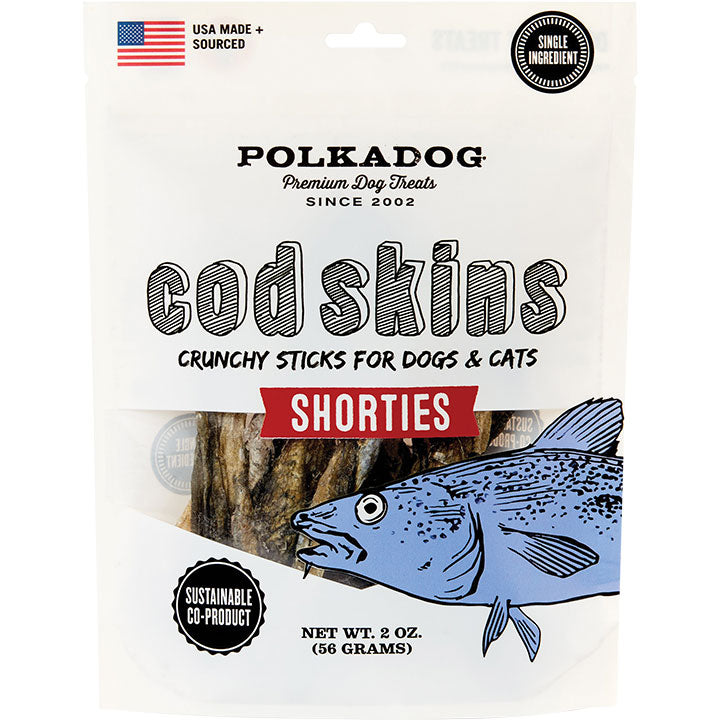 Polka Dog Shorties Cod Skins
