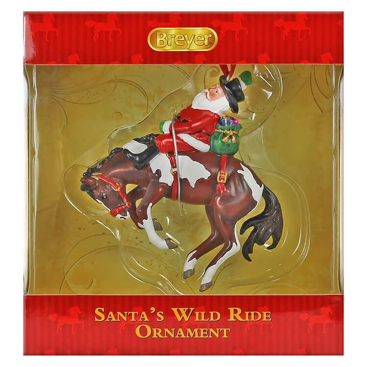 Breyer Christmas Ornament - Santa's Wild Ride