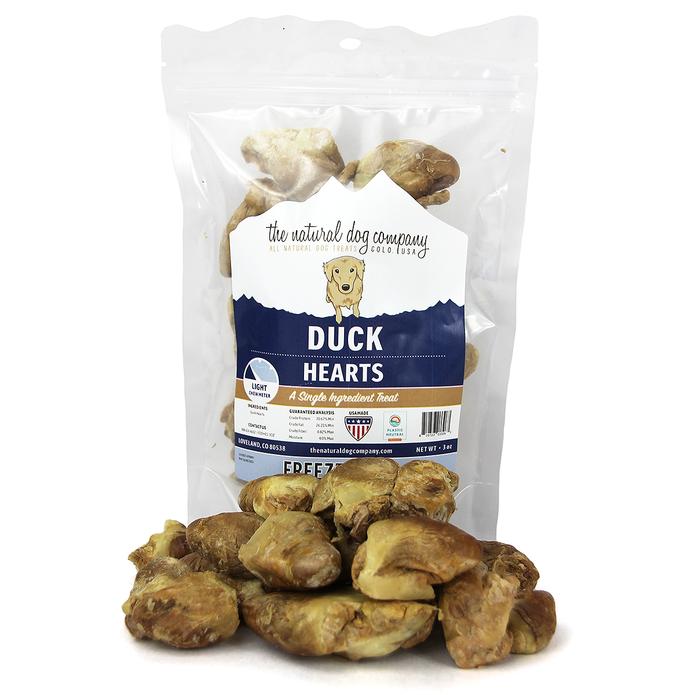 Tuesday's Natural Dog Company Freeze-Dried Duck Hearts