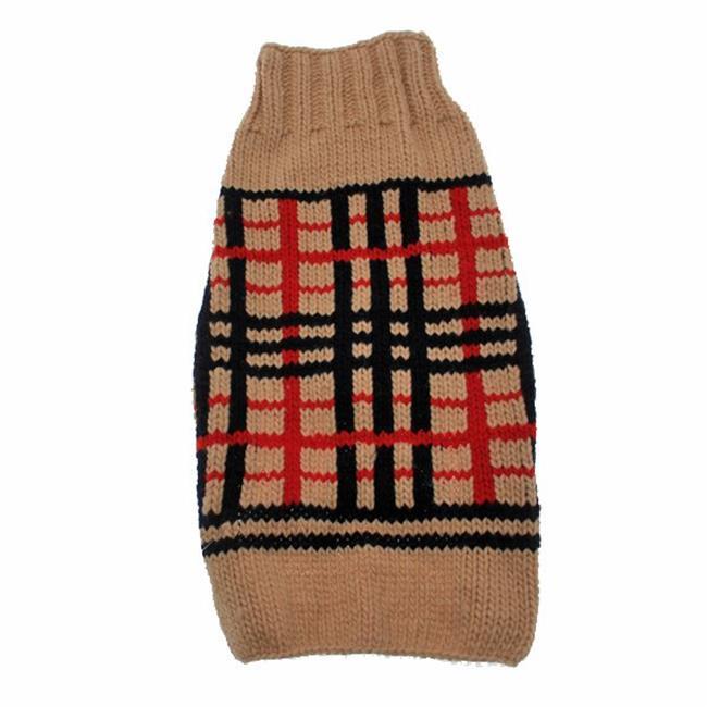 Chilly Dog Sweater Plaid