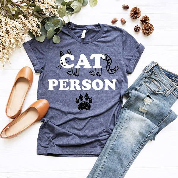 Squishy Faces Cat Person T-Shirt