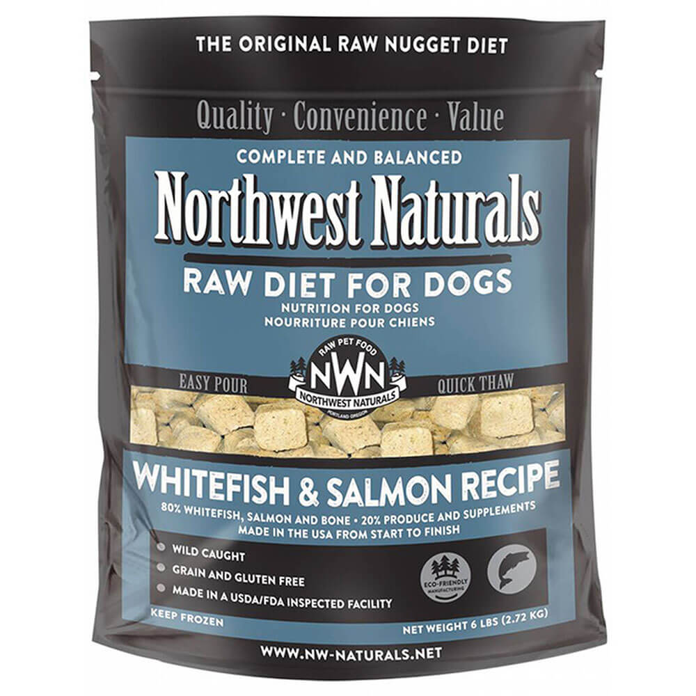 Northwest Naturals Raw Frozen Whitefish & Salmon Nuggets