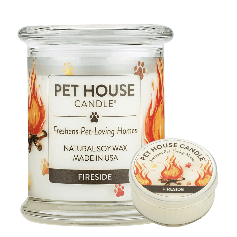 One Fur All Pet House Candle - Fireside