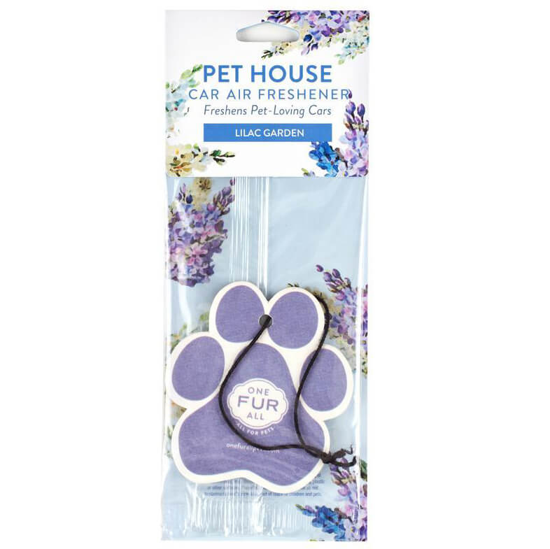 One Fur All Pet House Car Air Fresheners Lilac Garden