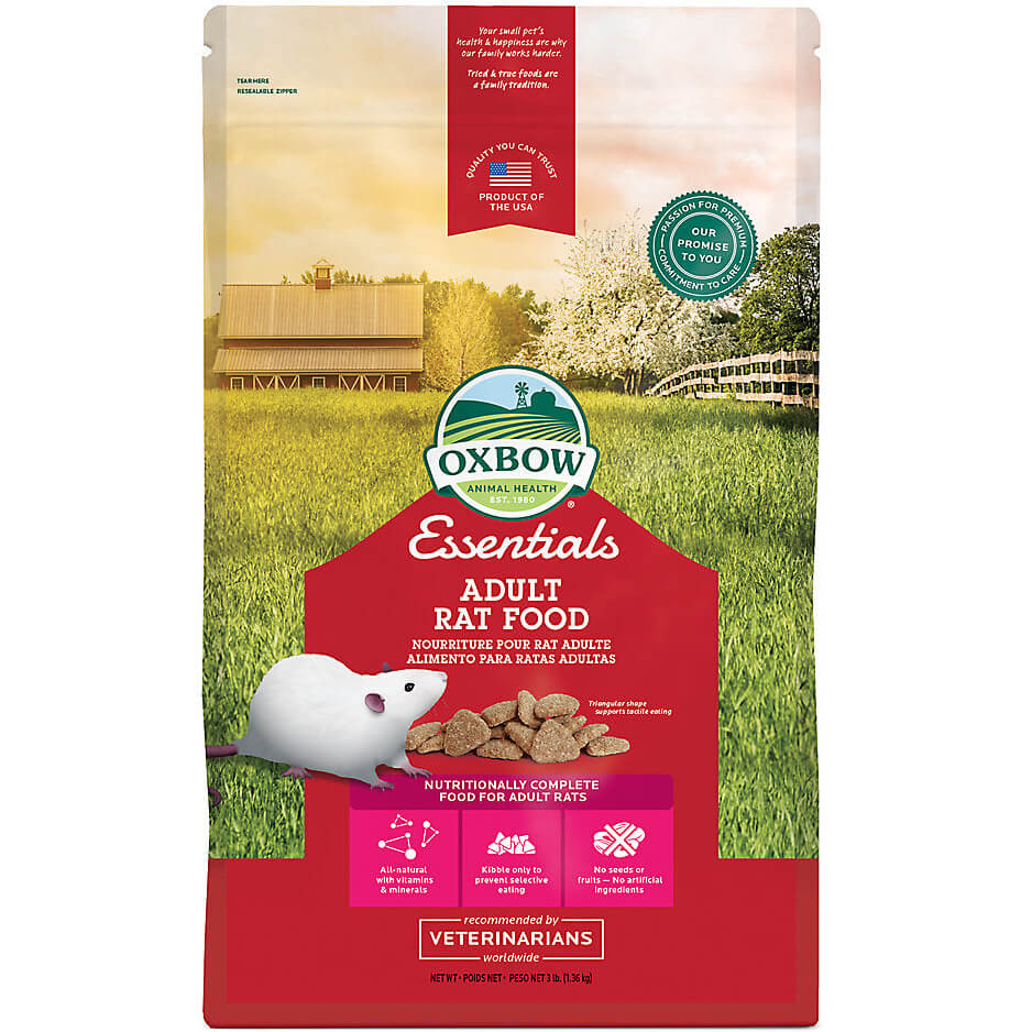 Oxbow Essentials Adult Rat Food 3 lbs