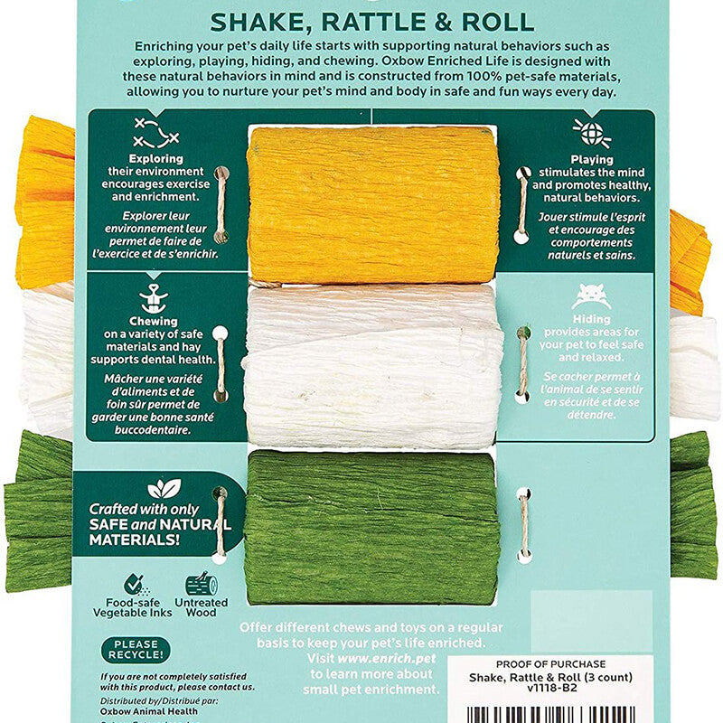 Oxbow S Enriched Life Shake Rattle Roll