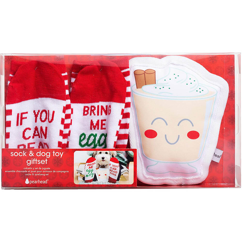 Pearhead Christmas Sock & Toy Gift Set