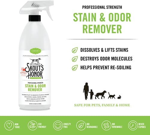 Skout's Honor Dog Stain and Oder Remover