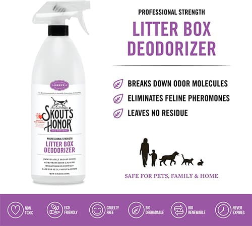 Skout's Honor Cat Litter Box Deodorizer 