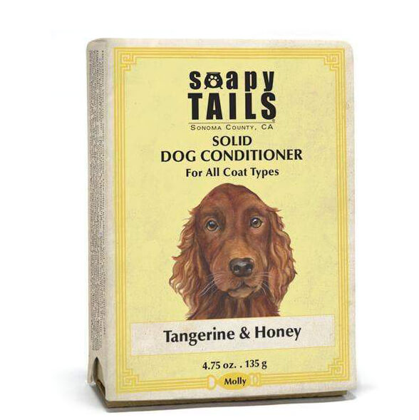 Soapy Tails Solid Dog Conditioner - Tangerine & Honey
