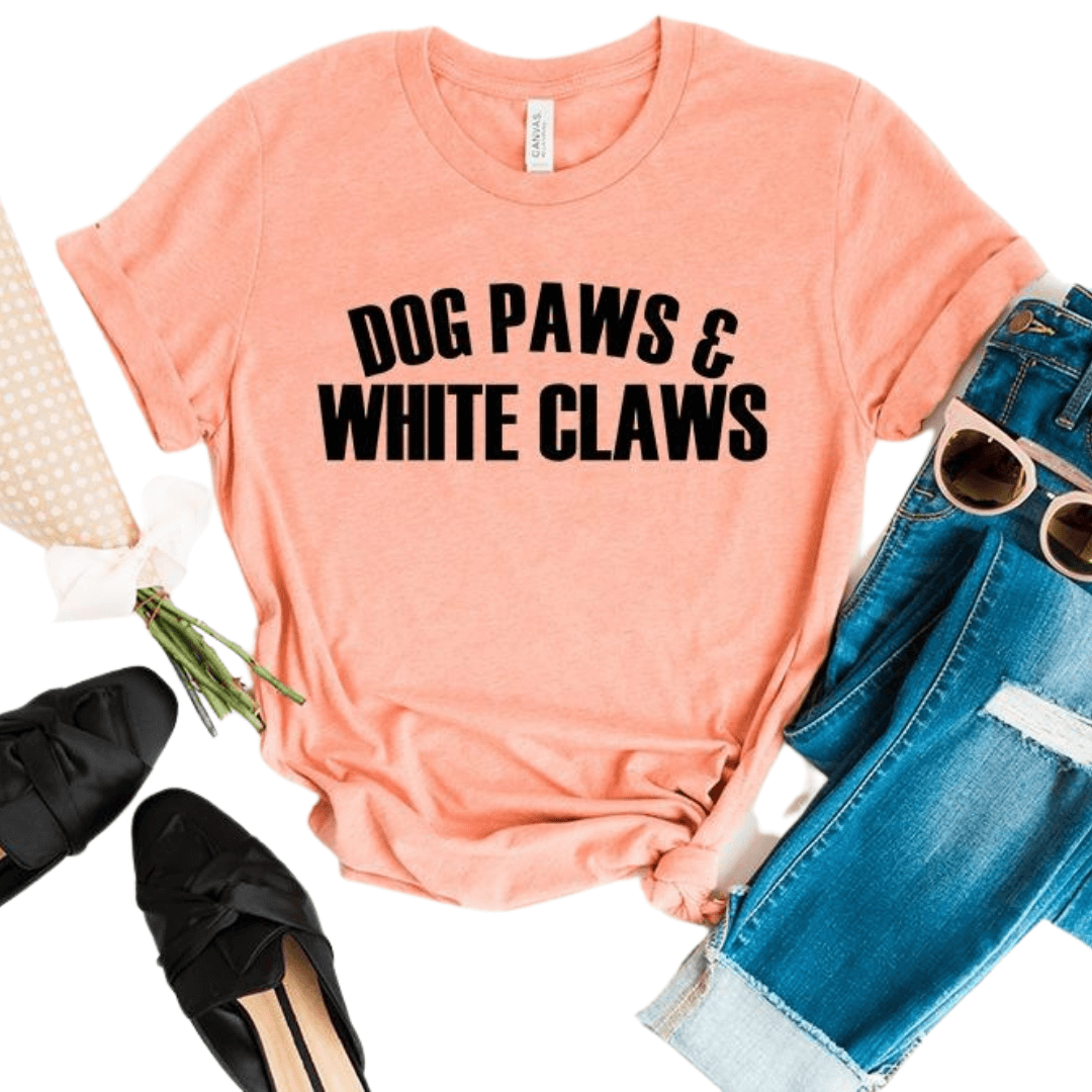 Squishy Faces Dog Paws & White Claws T-Shirt
