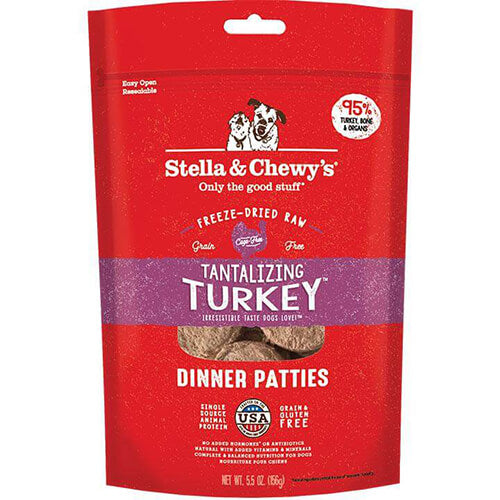 Stella & Chewy's Freeze Dried Patties Tantalizing Turkey