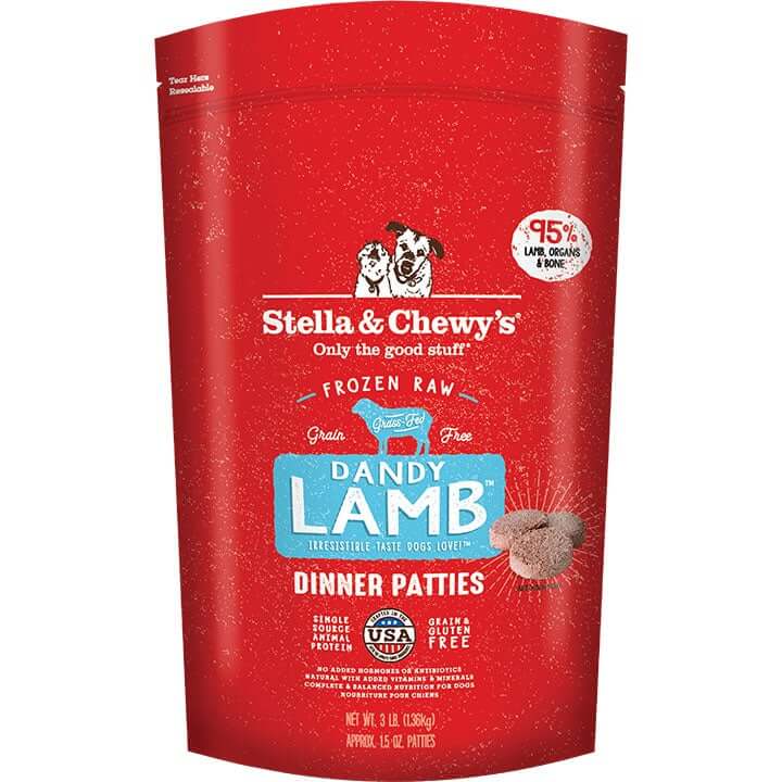 Stella & Chewy's Frozen Raw Lamb Dinner Patties