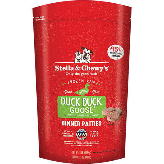 Stella & Chewy's Frozen Raw Patties Duck Duck Goose