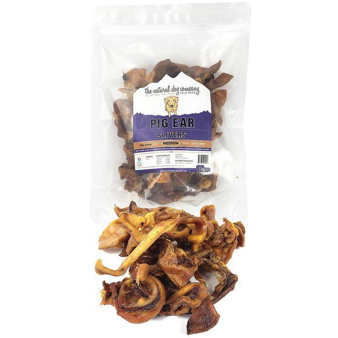 The Natural Dog Company Pig Ear Slivers