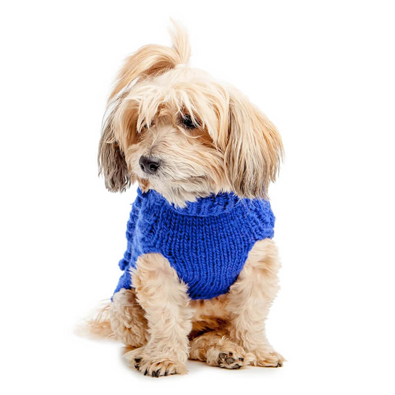 The Worthy Dog Hand-Knit Turtleneck Sweater