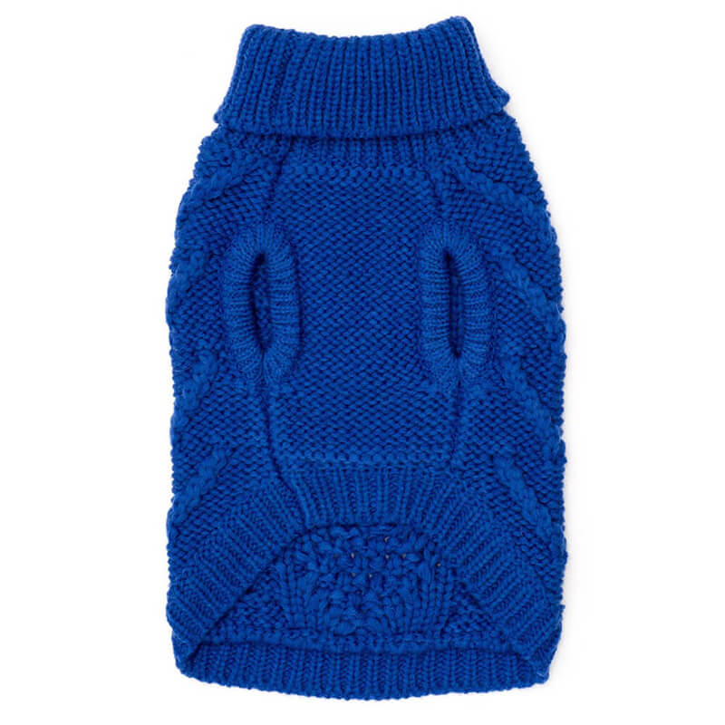 The Worthy Dog Hand-Knit Turtleneck Sweater