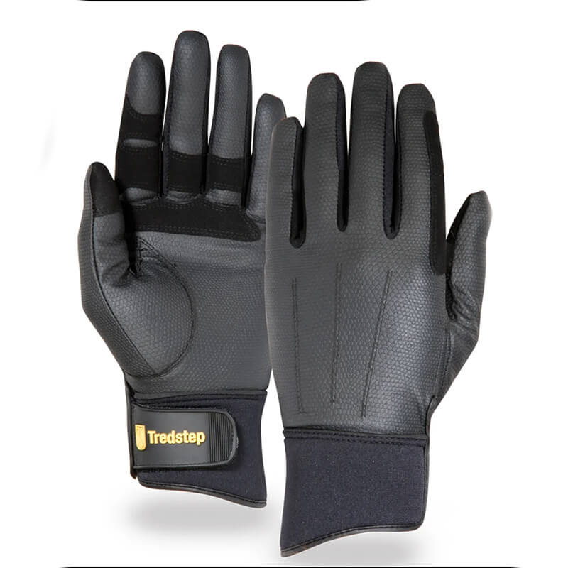 Tredstep Black Winter Silk Gloves