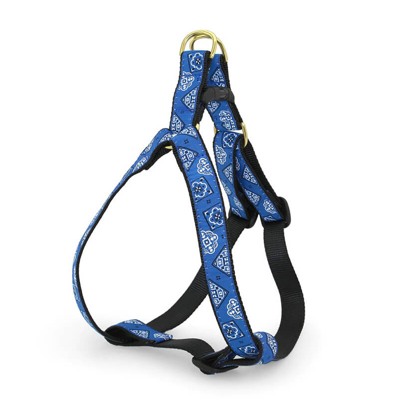 Up Country Blue Bandana Step-In Harness