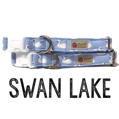 Very Vintage Designs Cat Breakaway Collars Swan Lake