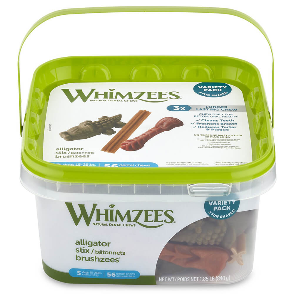 Whimzee Dental Chews Variety Pail