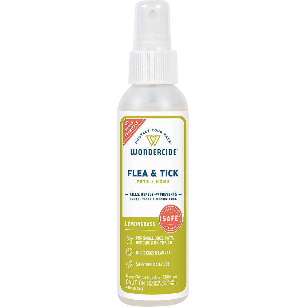 Wondercide Flea, Tick & Mosquito Spray for Pets + Home, Lemongrass