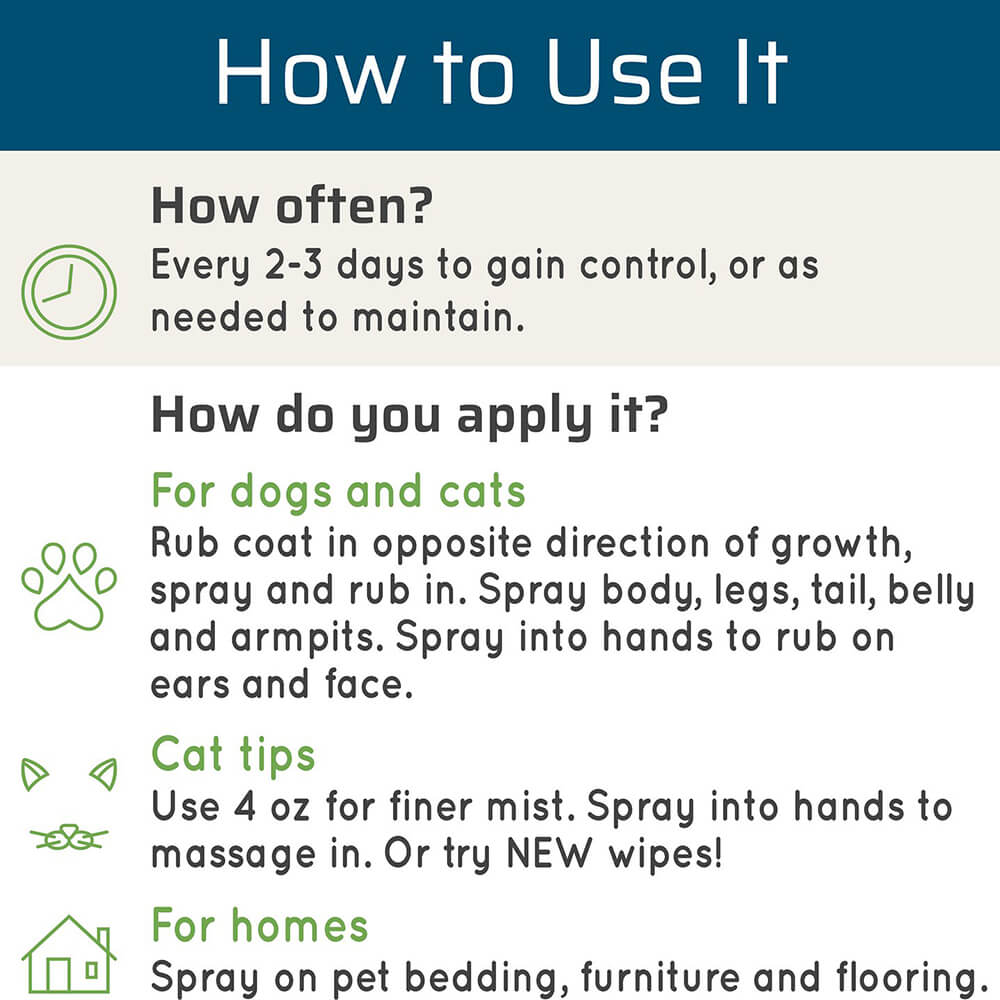 Wondercide Flea, Tick & Mosquito Spray for Pets + Home, Lemongrass
